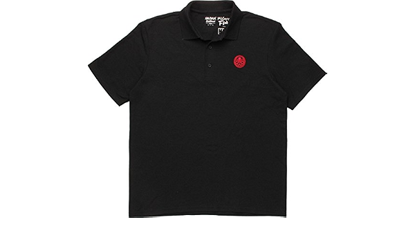 Hydra Red Logo Black Polo Shirt 