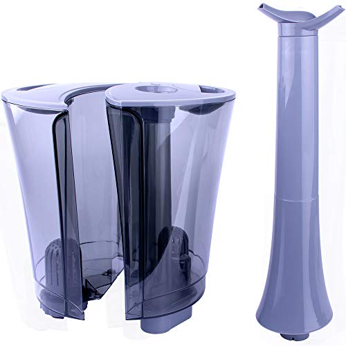 Air Innovations MH-801B-PLAT MH-801B 2.15 Gal. Ultrasonic Cool Mist Dual Tank Digital Humidifier with for Large Rooms - Up to 700 sq. ft. -Platinum, 2.15 gallons, - Thumbnail 7
