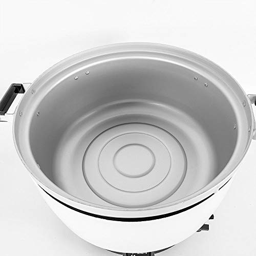 Commercial Rice Cooker, 10L Heavy Duty Electric 50 Cup Pressure Rice Cooker 2.8Kpa Gas Pressure Rice Cooker with Non-Stick Pan Suitable for Factories, Restaurants (US_Stock)