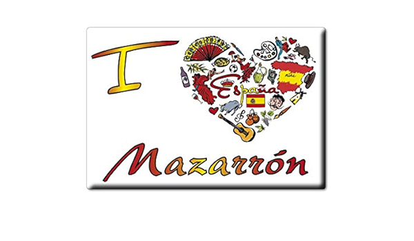 Enjoymagnets MAZARRÓN Souvenir IMANES DE Nevera Reino Unido ...