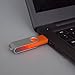 VICFUN 10 Pack 16GB USB Flash Drives USB 2.0 16GB Flash Drive Swivel USB Memory Stick Thumb Drive,Orange