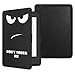 MoKo Case for Kindle Paperwhite, Premium Thinnest and Lightest PU Leather Cover with Auto Wake / Sleep for Amazon All-New Kindle Paperwhite (Fits 2012, 2013, 2015 and 2016 Versions), Don't Touch Me