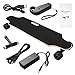 shaofu Electric Skateboard Youth Electric Longboard with Wireless Remote Control, 250W Motor, 20 MPH Top Speed, 10 Miles Range (US Stock) (Black)
