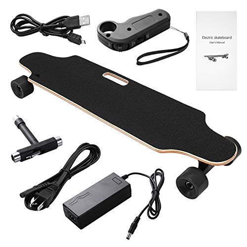 image for shaofu Electric Skateboard Youth Electric Longboard with Wireless Remo