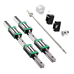 2PCS HGR20-1200mm Linear Rail + 1PCS RM1605-1200mm