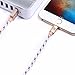 LAX Gadgets iPhone Charger Lightning Cable - MFi Certified Durable Braided Apple Lightning USB Cord for iPhone 11/11 Pro Max/XS Max/X/iPad, iPod & More