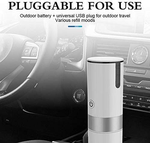 Chunjiao Kaffeemaschine Kaffeemaschine, 2 in 1 Kapsel Modern Mini Espresso Tragbare Kaffeemaschine, Tragbarer Tropf-Mini… – Bild 4