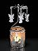 Spinning Angels Christmas Candle Holder with Holy Family Scene Scandinavian Style -Measures 6.25