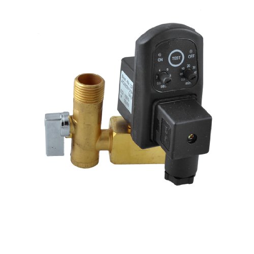 AC-220V-50Hz-12-16bar-Brass-Compressor-Drain-Valve-w-Black-Timer