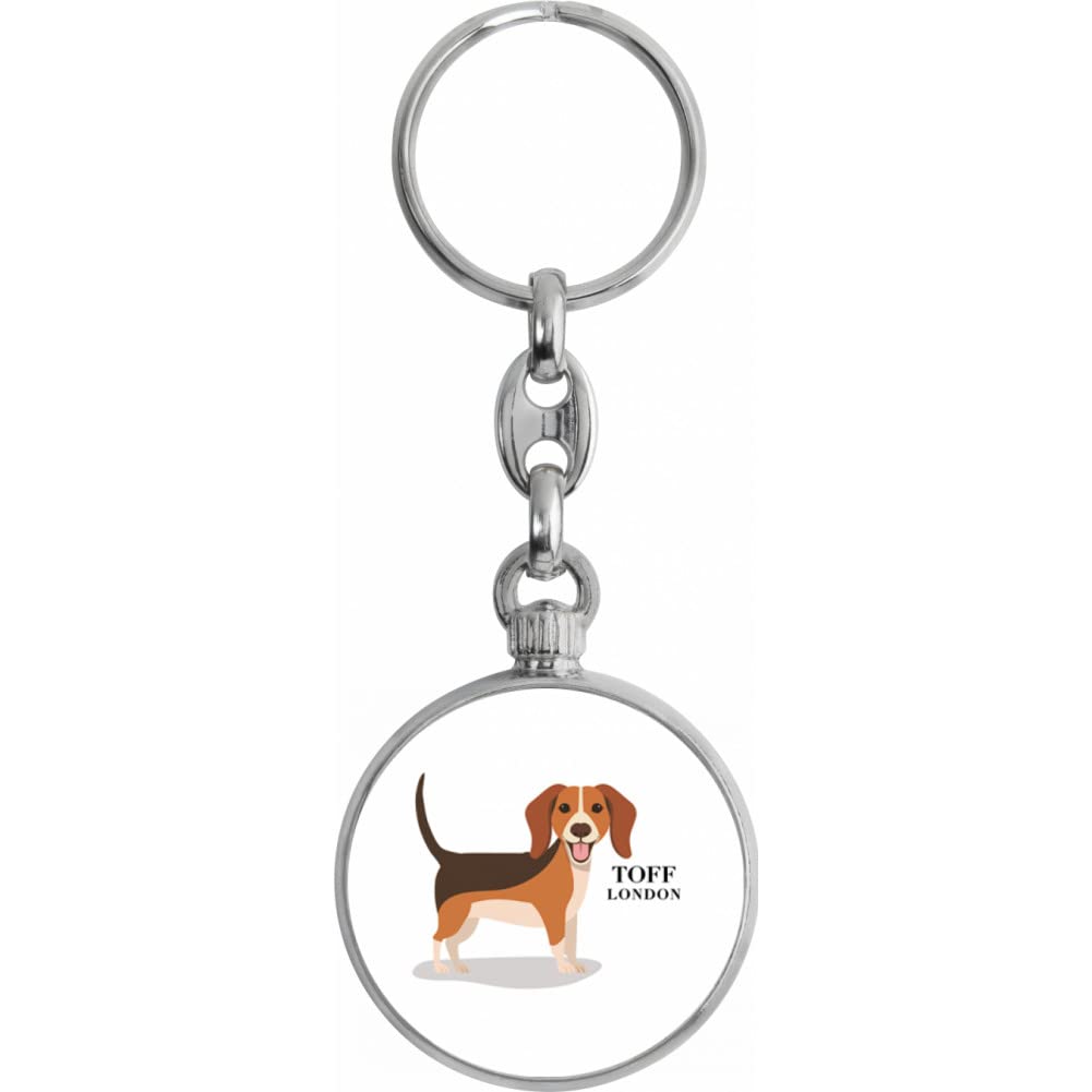 Toff London Beagle Dog Keyring