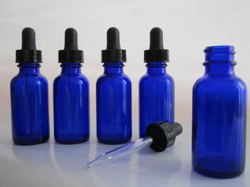Cobalt Blue Glass Bottles Droppers