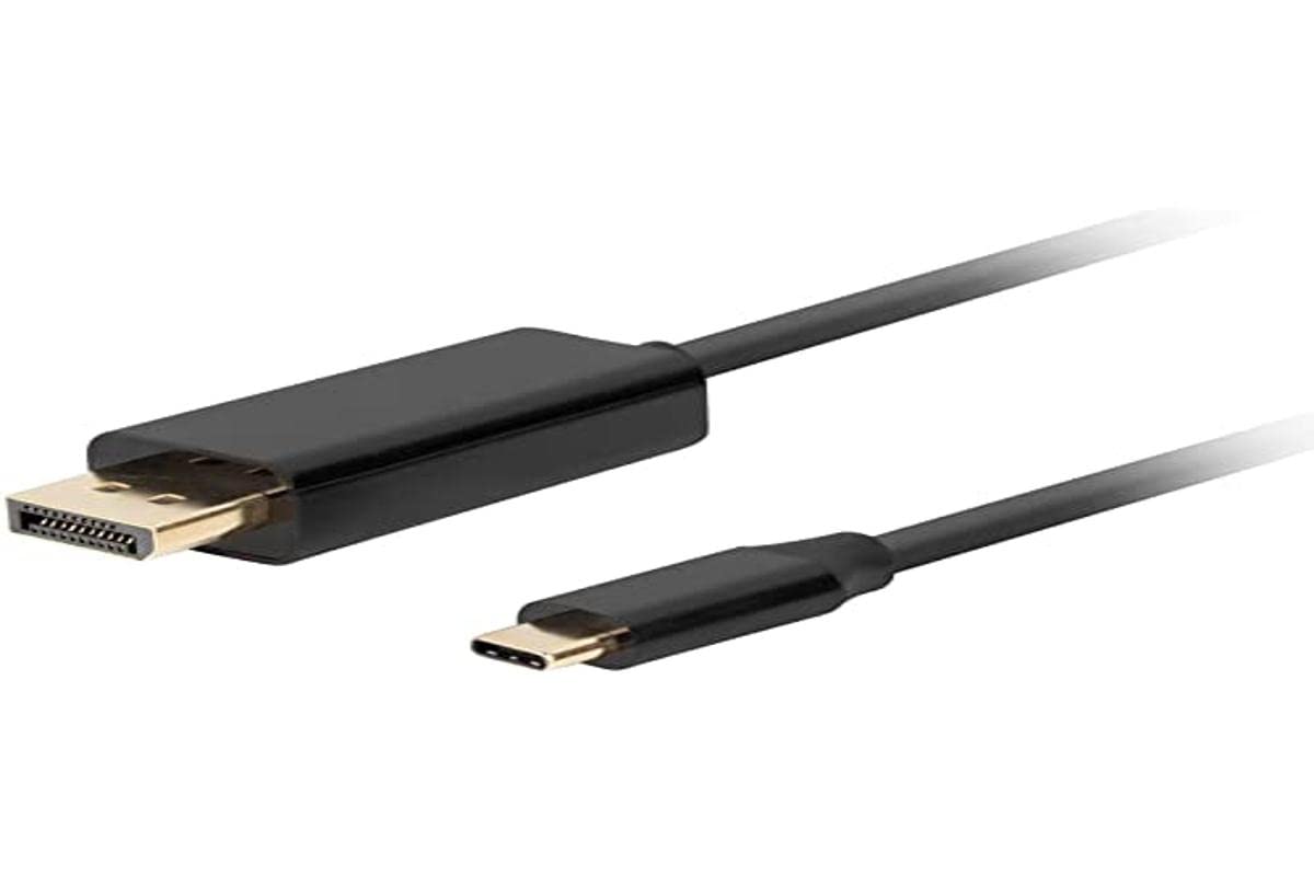 LANBERG USB-C Cable to DISPLAYPORT Male/Male 1.8M 4K 60HZ Black