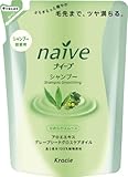 KRACIE Naive Shampoo Aloe Refill Smooth, 0.5 Pound