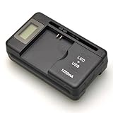 Neewer Black Universal LCD Indicator US Plug Usb Wall Battery Charger For Cell Mobile Phone 