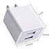 Wall Charger, Ailkin [2-Pack] High Speed Portable 2-Port USB Home Travel Charger Plug Power Adapter for iPhone 7/7 plus, iPad Air, Samsung Galaxy S7/S6, Tablets, HTC, LG, Google Nexus, Nokia and more