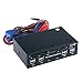 WANLONGXIN WLX-525E 5.25 Inch PC Dashboard Media Front Panel Audio, with SATA e-SATA Dual USB 3.0 6 Port USB 2.0 Five-in-one Card Reader (SD/MMC/CF/MS/TF / M2)