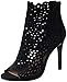 Delicious Women's Fatina Floral Laser Cut Open Toe Stiletto Heel Bootie