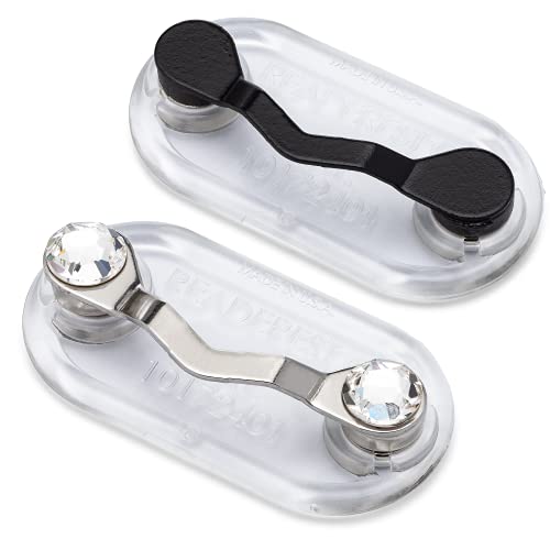 Readerest eyeglass holder, name tag, badge holder