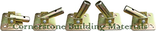 CBM scaffold 8 Quality Scaffolding Square Base Plate 5" X 5" Scaffold Frame Safety Base - Thumbnail 4