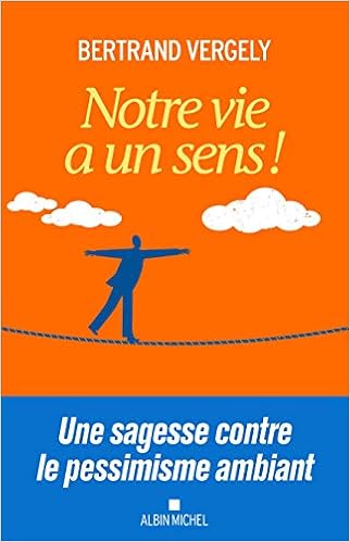 Notre Vie A Un Sens Une Sagesse Contre Le Pessimisme Ambiant Amazon Fr Vergely Bertrand Livres
