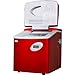 NewAir Portable Ice Maker 50 lb. Daily | Red | 3 Size Bullet Shaped Ice | First Batch Under 10 Minutes | Self Cleaning Quiet Operation Countertop Ice Machine | AI-215R