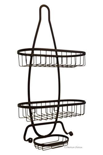 European Oil Rubbed Bronze Bathroom Shower Bath Tub Organizer Hanging Caddy