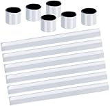 URAQT Reflector Strips 16 Pcs Reflective Snap Band Wrist Ankle Safety Bands