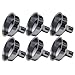 Stainless Steel Hip Flask Funnels, Set of 6