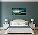 S01962 Wall Art Aurora scenery Painting on Canvas Stretched and Framed Canvas Paintings Ready to Hang for Home Decorations Wall Decor