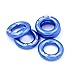 GM CLIMBING Blue Small Rappel Ring 25kN for Rock Climbing Arborist Rescue Slackline Hammock Pack of 5