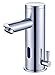 Asani Touchless Automatic Bathroom Faucet w/Heavy Duty Ceramic Valve | Genuine Brass Hands Free Sink Fixture | Precise Infrared Motion Sensor | Single Handle Temperature Control (Chrome)