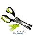 [BONUS SET] 2 Pcs Heavy Duty Kitchen Shears & Gourmet Herb Scissors with 2 Bonus Blade Combs Multi-Purpose Kitchen Scissors Made from Stainless Steel Life-Time Guarantee Dishwasher Safe