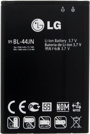 LG BL44JN EAC61679601 1500mAh Original OEM Battery for the LG MyTouch/E739/Marquee/VS700/Enlighten/Connect - Non-Retail Packaging - Black