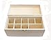 PuriTEST Brand Wood Box Safe Storage Gold Testing Kit Holds 8 Slots Test Acid Bottles Stones