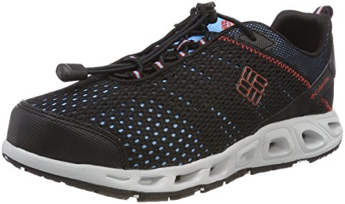 Columbia Unisex-Kids Youth Drainmaker III Water Shoe, Black, Super Sonic, 5 Regular US Big Kid