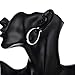 Women Hoop Earrings,3 Pairs AMBESTEE 2