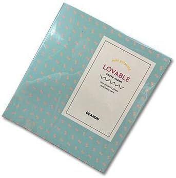 64 Pockets 3 Inches Special Insert Type Geometric Patterns Instax Photo Mini Album Book/ Name/ Business/ Card Holder for Fuji Instant Mini 7S 8 25 50S 90 Films Camera- Bluebow
