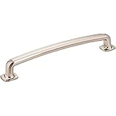 Jeffrey Alexander MO6373-160SN Pull Belcastel Collection, Satin Nickel