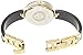Anne Klein Women's AK/1314BKBK Premium Crystal Accented Gold-Tone Black Ceramic Bangle Watch
