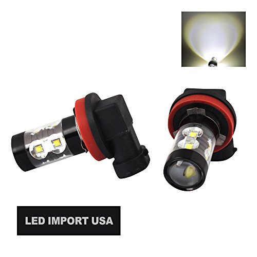 Led import usa h8 size drl fog light led 50 w 6000k sup…