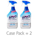 PURELL Multi-Surface Disinfectant Spray, Fresh Fragrance, 28 fl oz Trigger Spray Bottle (Pack of 2) - 2845-02-ECCAL