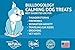 Bulldogology Calming Treats for Dogs - Stress & Anxiety Relief Aid with Organic Hemp Oil, Chamomile, Valerian Root, L-Tryptophan (Chicken Jerky, 120-Count)