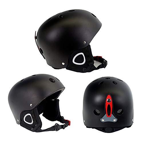 Helmet Men's Outdoor Ski Helmet, for Skiing, Skating, Skateboard, Bicycling,Black,L