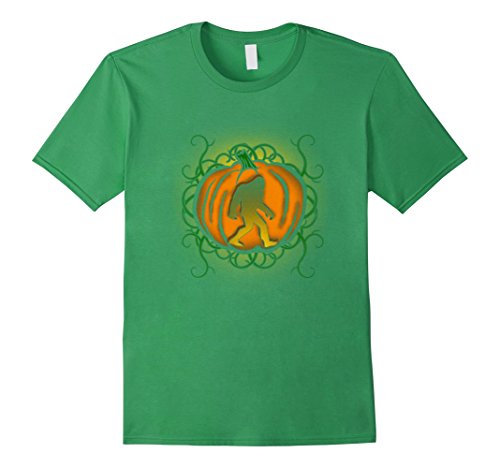 Bigfoot Halloween Shirt Carved Pumpkin Jack O Lantern Big