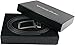 SlideBelts Top Grain Leather Ratchet Belt (Black with Matte Black Buckle, Up to 48