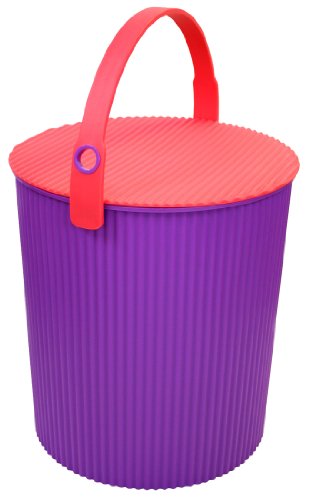 八幡化成 フタ付きバケツ オムニウッティ パープル LL 20L sceltevie omnioutil ヴィヴィッド 224938 日本製