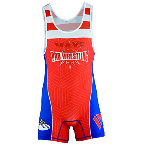Max5 Professional Wrestling Singlet (American Style, Large) - Thumbnail 3