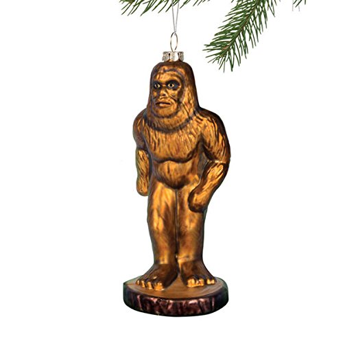 Accoutrements Bigfoot Glass Ornament Christmas Tree Decor Gift Funny Gift
