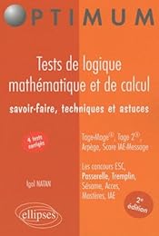 Tests de logique, mathématique et de calcul