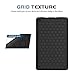MoKo Case for All-New Amazon Fire HD 8 Tablet (7th Generation, 2017 Release Only) - [Honey Comb Series] Light Weight Shock Proof Soft Silicone Back Cover [Kids Friendly] for Fire HD 8, BLACK